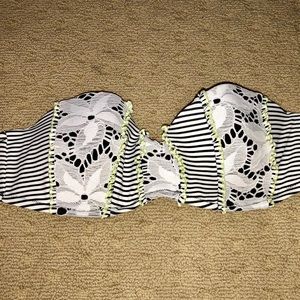 Victoria’s Secret 32D Bandeau Underwire Bikini Top